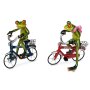 Frosch auf Fahrrad, ca. 16 x 17 cm