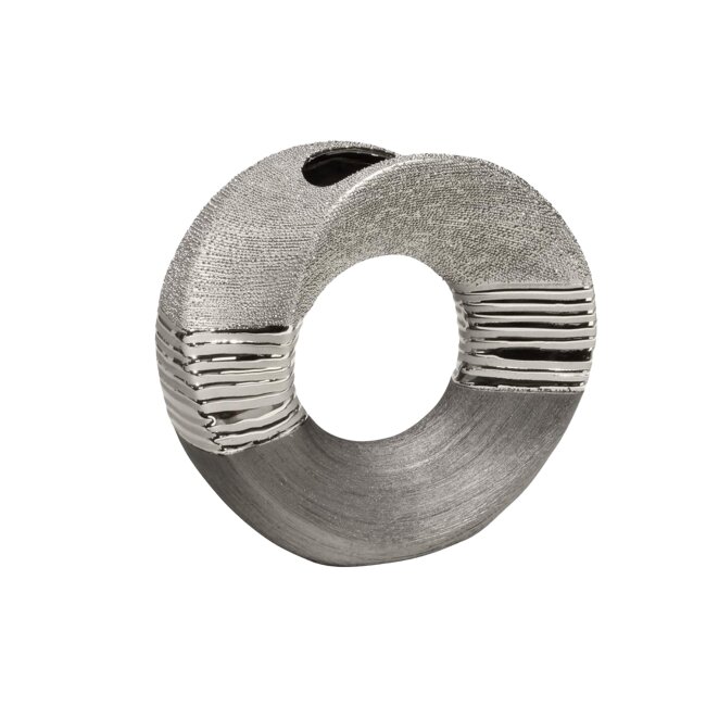 Ceramic perforated vase "Bridgetown", approx. 18 x 17 cm