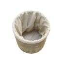 Laundry basket with lid large, Ø approx 47 cm x 55 cm