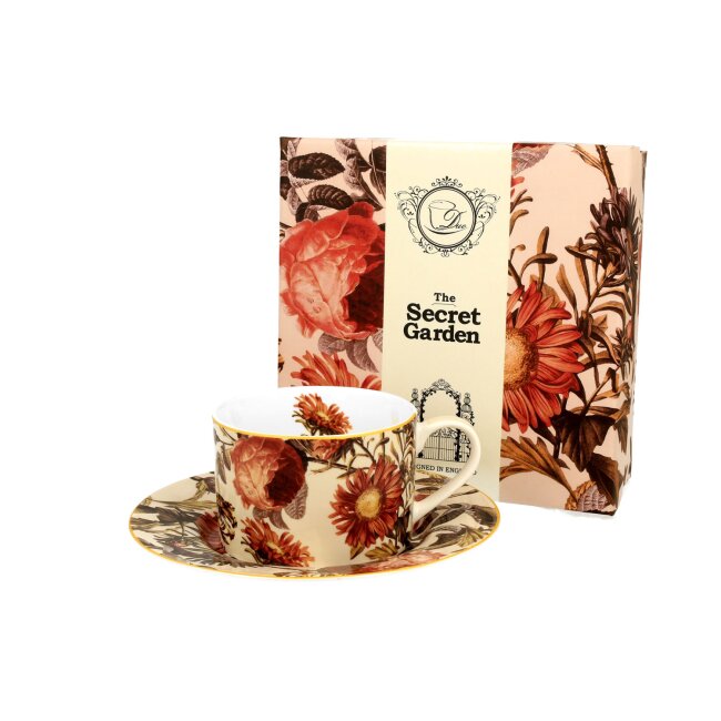 Cup and saucer "Peony", approx. 240 ml