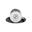 Cup with saucer "Violet Tulips", approx. 240 ml