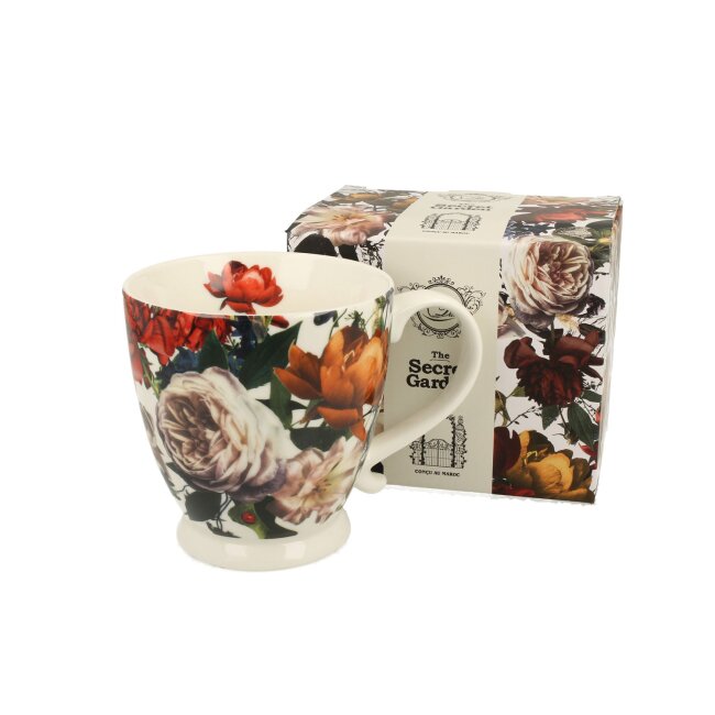 Jumbokop - hvide roser, ca. 480 ml