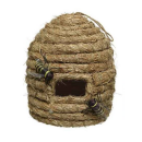 Ruche en sisal, lot de 2, env. 27 x 26 x 30 cm | 17 x 16...