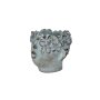 Tête de plante en ciment, env. 26 x 23 x 21 cm