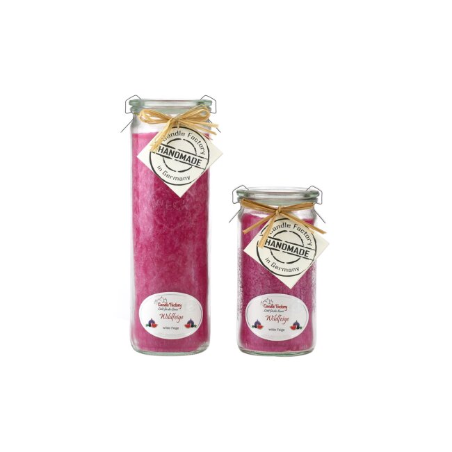 Candle Factory Bougie parfumée "Figue sauvage" Jumbo, pourpre-rouge