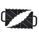 2 x wheel chocks with handle brake chocks caravan trailer car trailer