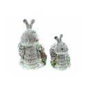 Mozaïek" slak, set van 2, ca. 9 cm, ca. 11 cm