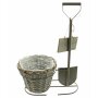 Planteur "Gartenzeit" avec panier, env. 32 x 19 x 46 cm