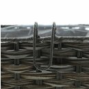 Balcony planter "Polyrattan", approx. 44 x 19 x 16 cm