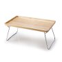 Bed tray, rubber tree natural, approx. 53 x 32 x 7 cm