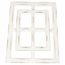 Decorative window "Shabby", set of 2, approx. 30 x 40 cm, 45 x 60 cm