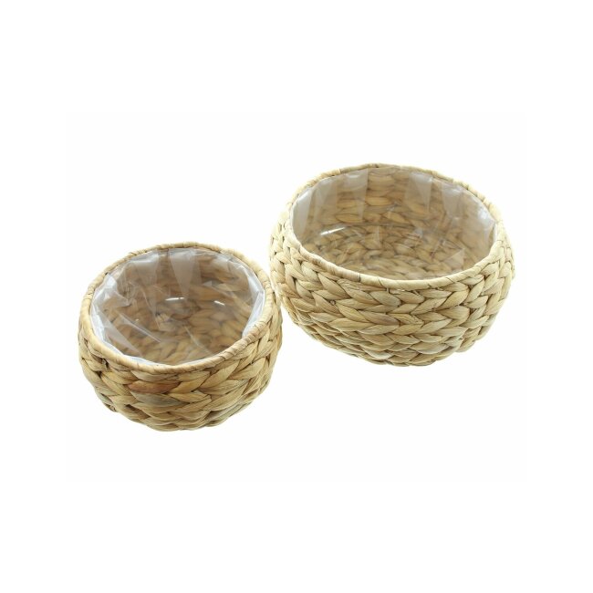 Planter basket "Water hyacinth", set of 2