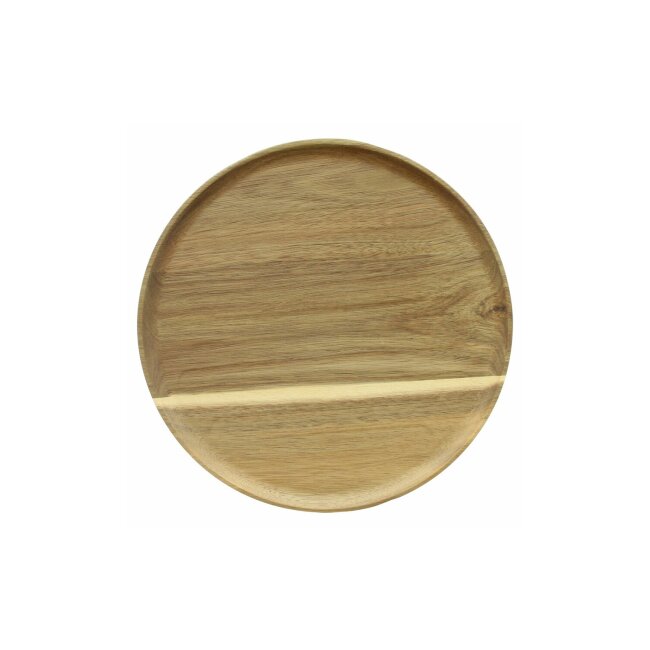 Wooden plate "Acacia", Ø approx. 30 cm