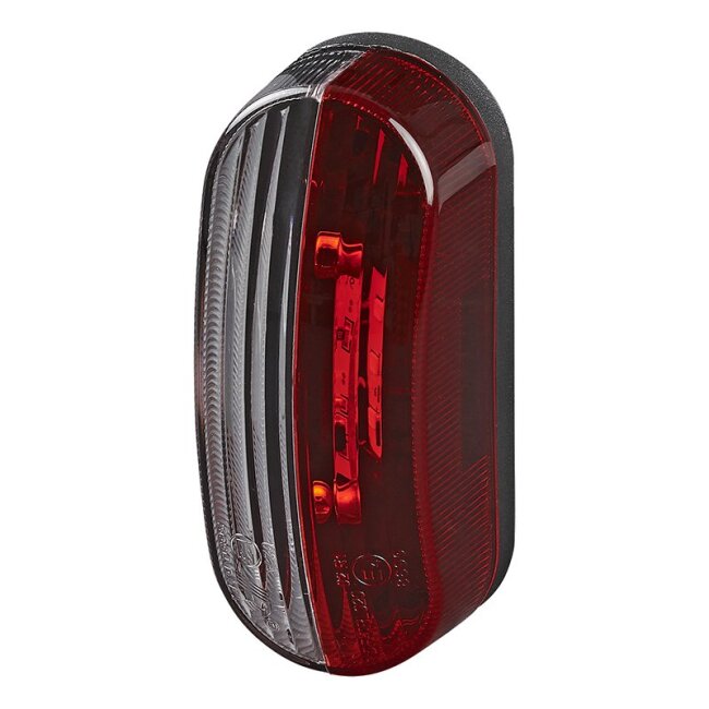 Opruimingslicht LED rood/wit links