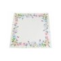 Tischdecke "Bl&uuml;tengirlande", ca. 85 x 85 cm