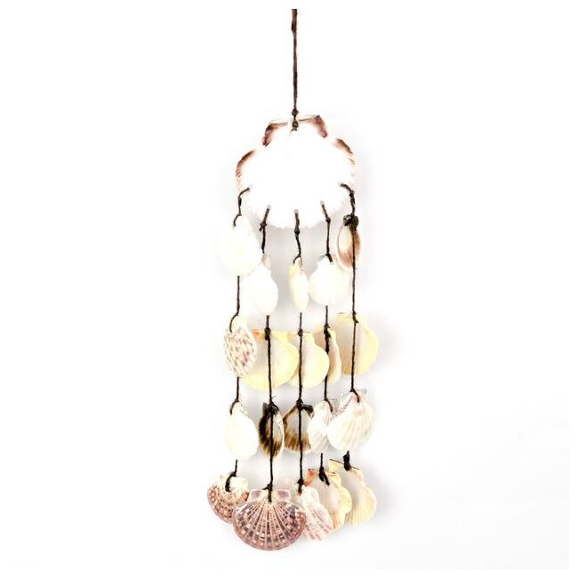 Mobile shells, natural, approx. 48 x 25 cm