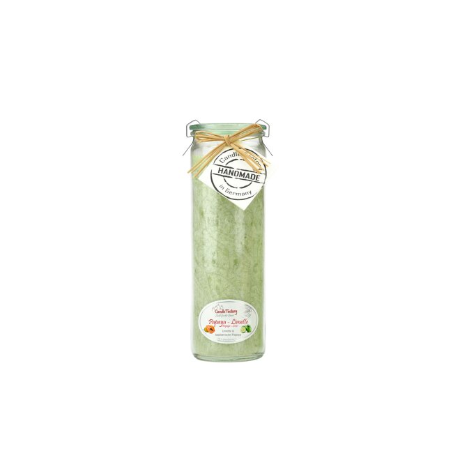 Candle Factory scented candle Big-Jumbo "Papaya-Lime", lime green