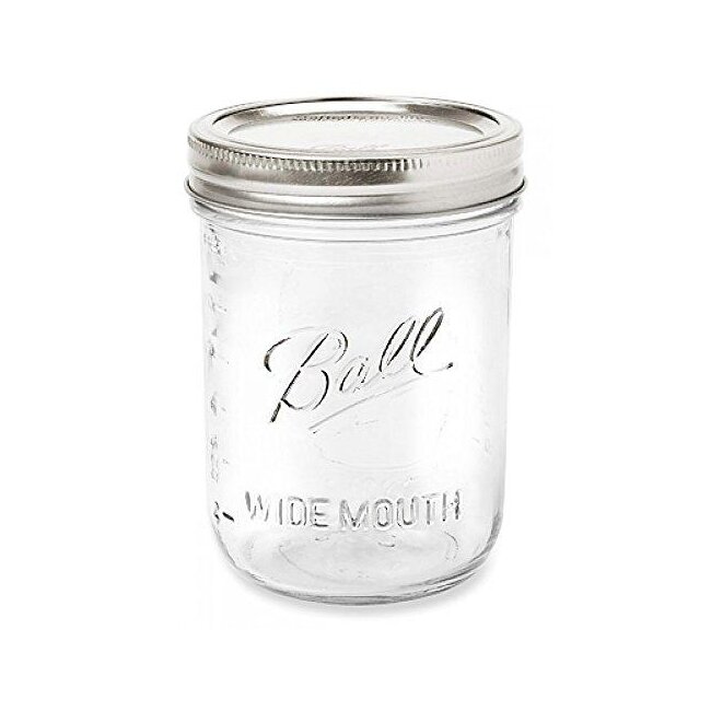 Ball Mason Jar Original bocal | 473 ml | wide moth | transparent large ouverture