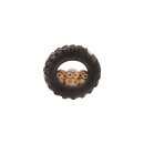 Pneu solaire avec lampe LED, env. Ø 22 x 8 cm