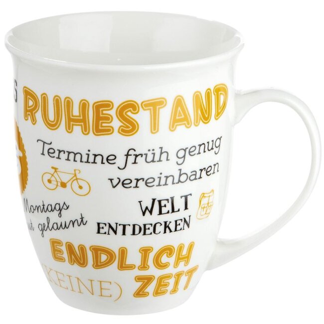 Porcelain jumbo cup retirement