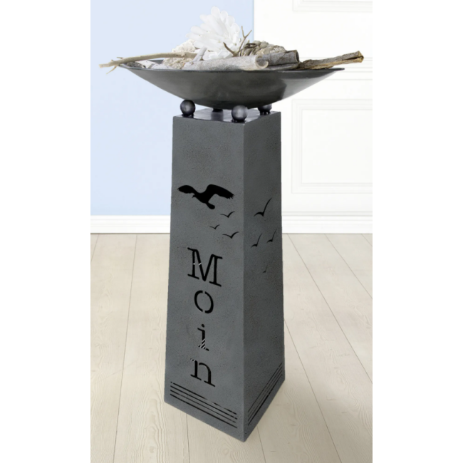 Metal bowl stand "Moin + Seagull