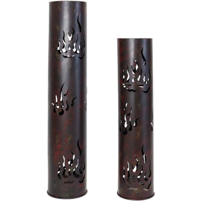 Lantern column flames | set of 2
