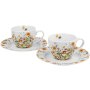 Espresso cups and saucers 110 ml set of 2 WILD BIRD
