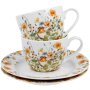 Espresso cups and saucers 110 ml set of 2 WILD BIRD
