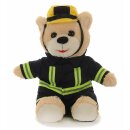 Plush bear "Fire brigade" sitting 16x17x27 cm
