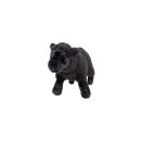 Plush black sheep L 20 cm