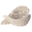 Angel wings candle holder