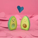 Salt Pepper Shaker Set Happy Avocado