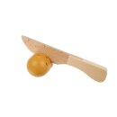 Creative wooden vegetable set for cutting, playful learning with vegetable basket