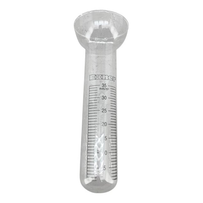 Ersatz Glas Verrerie für Regenmesser, ca. 8 x 8 x 23 cm aus Glas