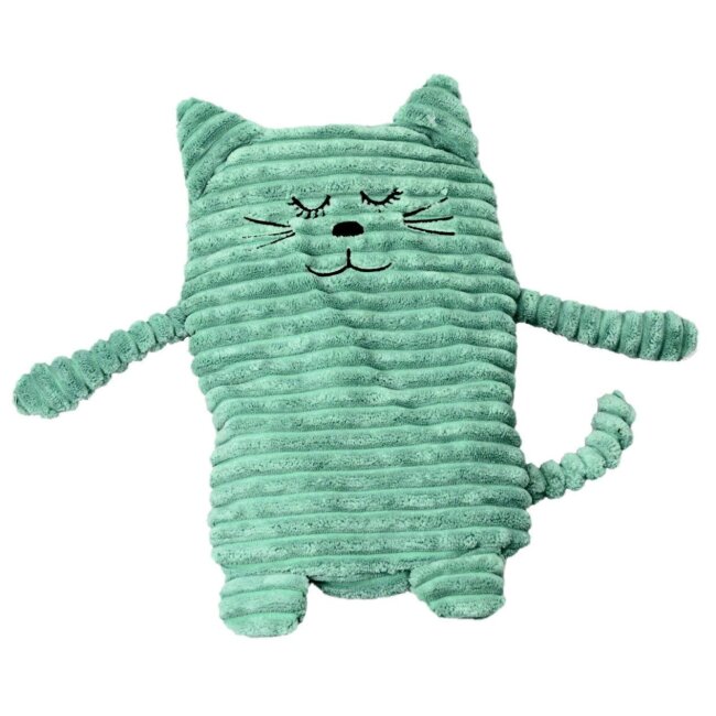 Wärmetier Katze herausnehmbare Füllung verschiedene Farben 17 x 26 cm