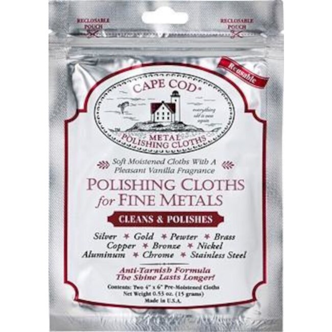 Cape Cod&reg; poleringsklude til metal, s&aelig;t med 2 stk.