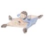 Cuddle cloth sheep Sweety cream-blue 24 x 24 cm