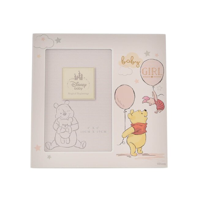 Disney Winnie the Pooh picture frame Baby Girl