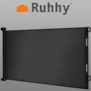 Sicherheitstür für Tiere und Kleinkinder, leicht montierbares Schutzgitter schwarz