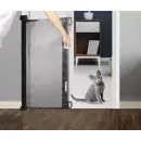 Sicherheitstür für Tiere und Kleinkinder, leicht montierbares Schutzgitter schwarz