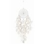 Drømmefanger Drømmefanger med skaller hvid 14 cm