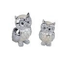 Elegante Eulen Figur aus Kunststein, ideal f&uuml;r...