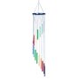 Mobile from glass rods rainbow color 59 cm