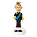 King Charles solarbetriebene Wackelfigur, offziell lizenzierte englische Deko Figur