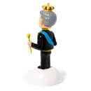 King Charles solarbetriebene Wackelfigur, offziell lizenzierte englische Deko Figur